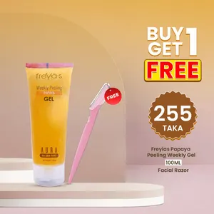 Buy 1 Freyias Papaya Peeling Weekly Face Wash 100ml Get 1 Facial Razor Free